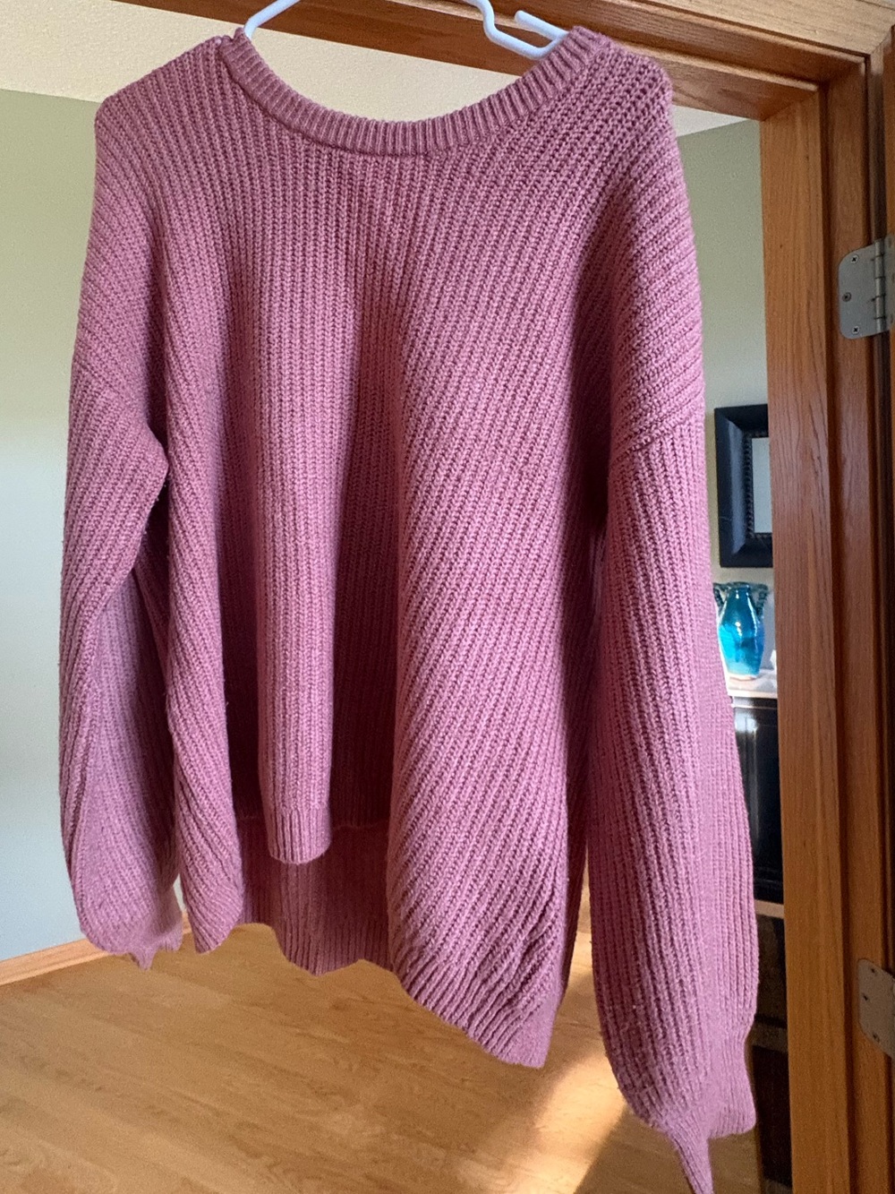 a new day Dusty Rose Crewneck Sweater